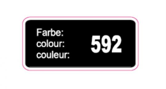 Aufkleber Farbcode 592 
